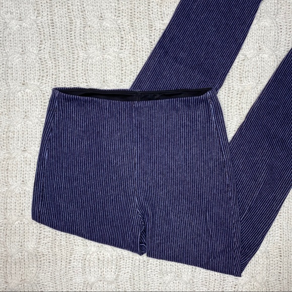 Pinstripe Denim Jeggings - Picture 2 of 5